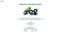 Desktop Screenshot of kvadraturenzoo.no